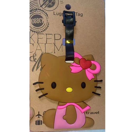 Sanrio Hello Kitty Luggage Tag Suitcase Id Address Holder Baggage