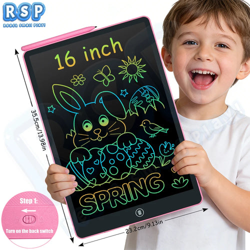 16/12/10.5/8.5Inch LCD Writing Tablet Color Drawing Board Doodle