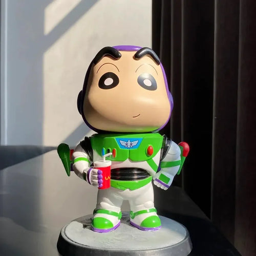 Cartoon Crayon Xiaoxin Cosplay Woody Buzz Lightyear Action Figure