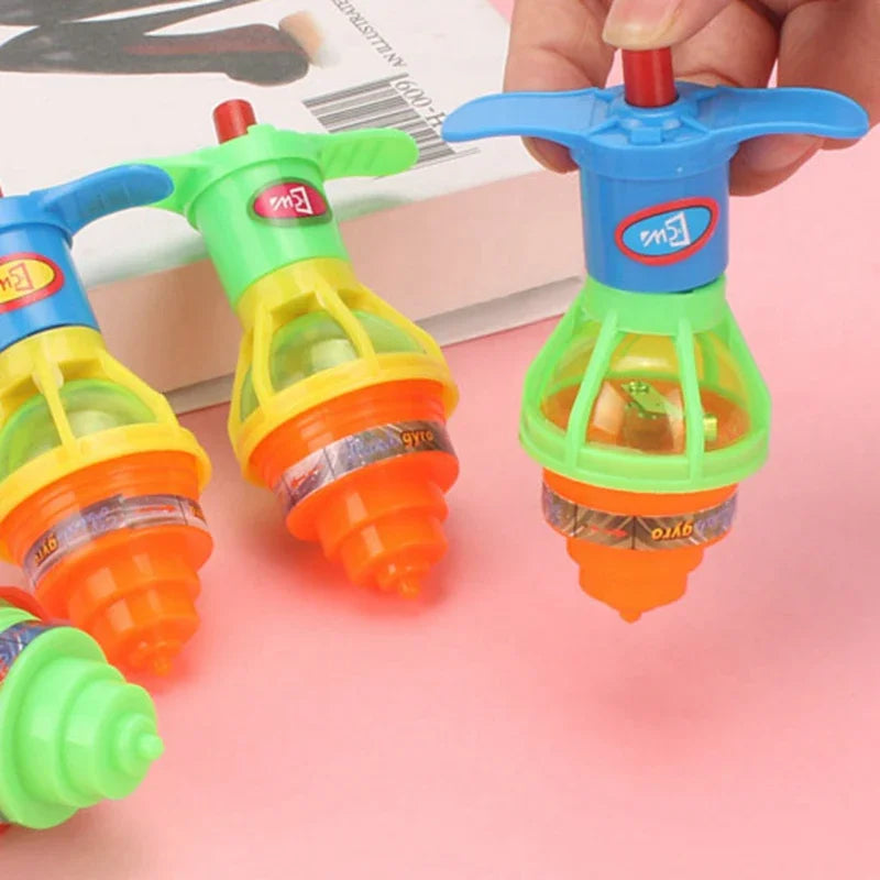 10-20PC Glow Rotating Gyro Kid Toys Birthday Party Favor Gifts