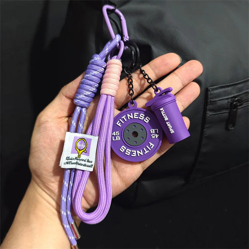 Fitness Keychain for Gym Lovers Premium Gift Sports Enthusiasts