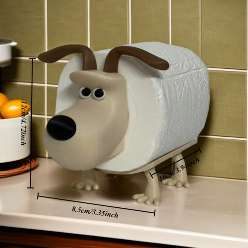 Puppy Toilet Holder Home Decor Bathroom Accessory Storage Suitable for