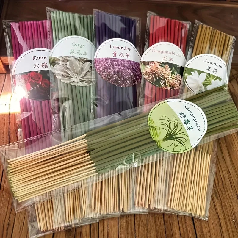 6 Sets of Approximately 126 High-Quality Incense Sticks - Including