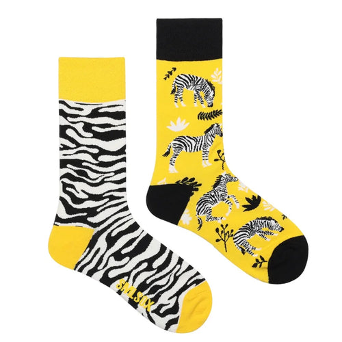 1 Pair Man Women Sock Original AB Tide Socks Colorful Cat Dog Koala