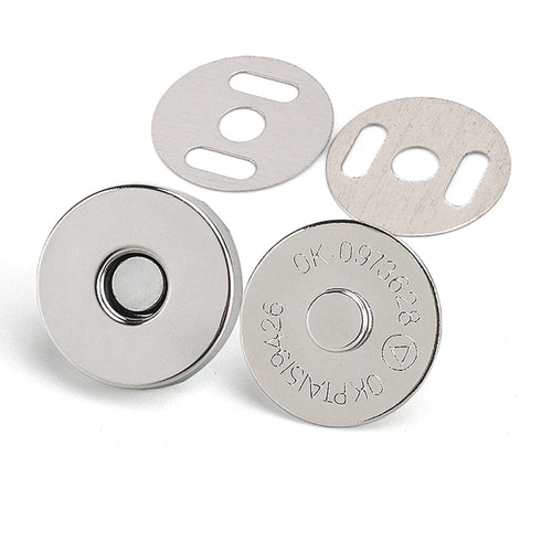 10 Pcs/Pack 14-18MM Magnetic Snap Fasteners Clasps Buttons Handbag