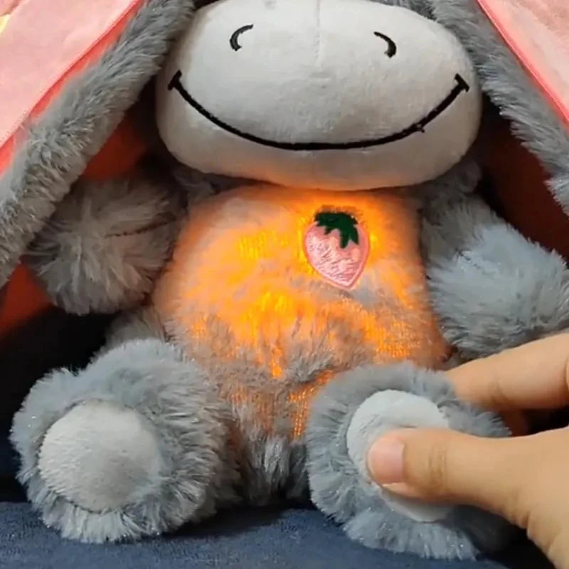 Baby Strawberry Donkey Plush Toy Stuffed Creative Into Fruit Transform