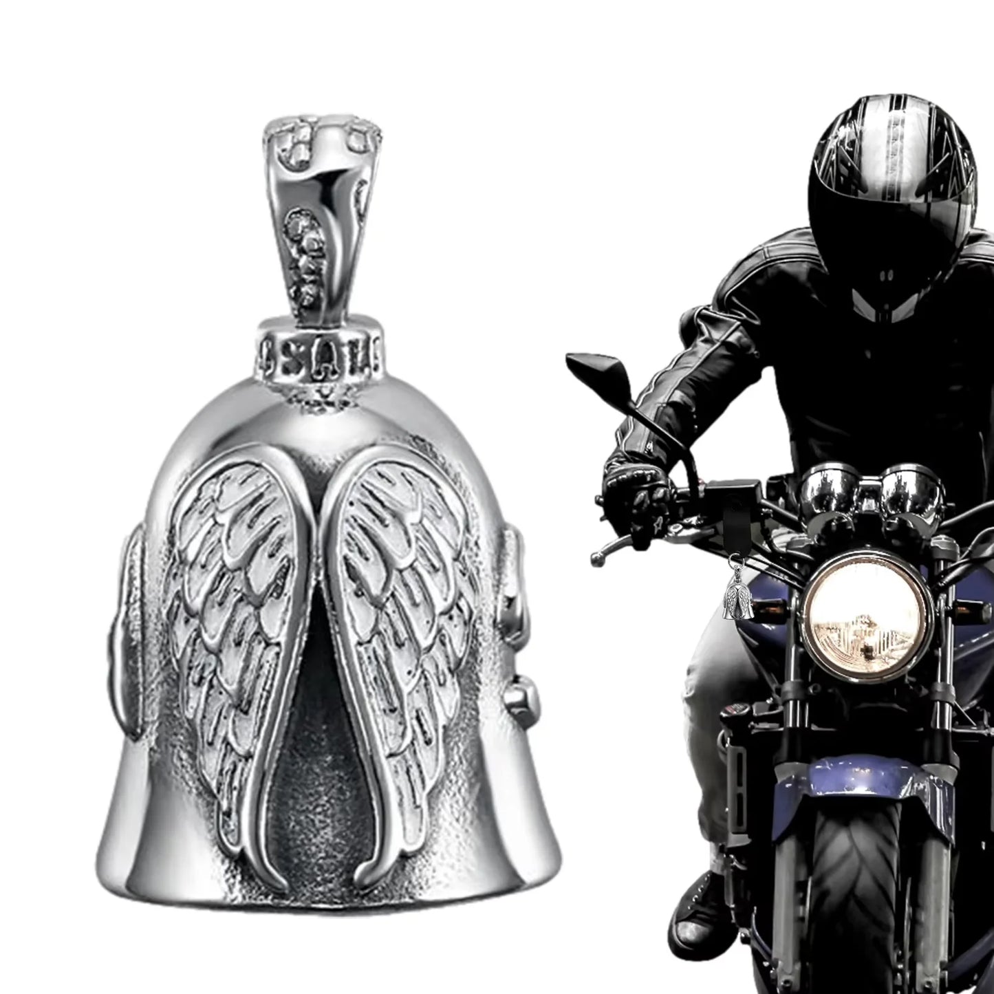 Riding Bell Angel Guardian Biker Riding Bell Portable Motorcycle