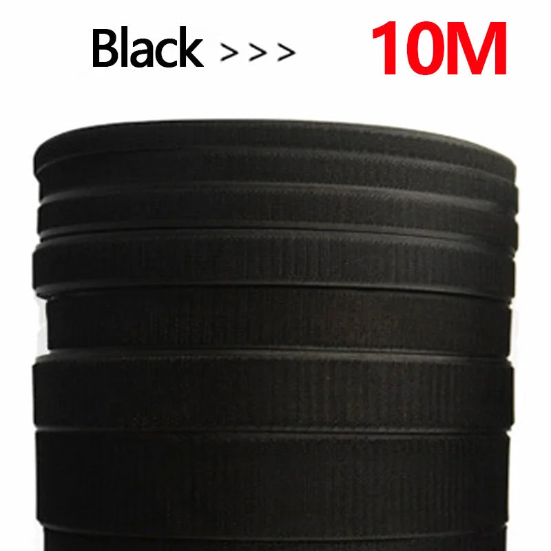 10Meter Heavy Duty Sew-on Hook and Loop Tape | Non-Adhesive Magic