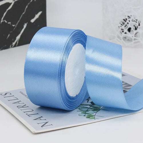25yards/Roll 40mm Satin Ribbons Crafts Bow DIY Gift Wrap Wine Red