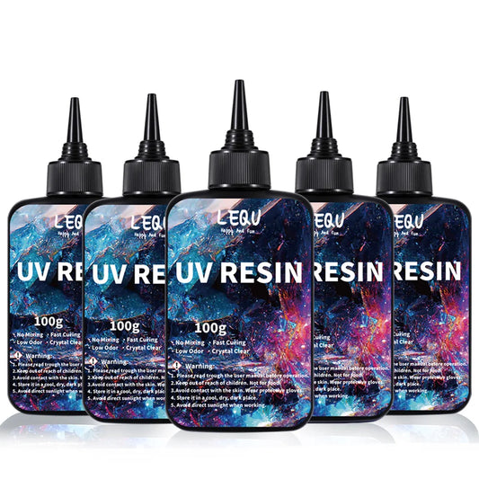 100g UV Resin Clear,Hard,Upgraded Crystal Clear Epoxy Resin Up