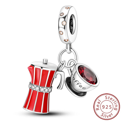 Hot Sale Charm Bead Pendant 925 Sterling Silver Firefly Love Heart