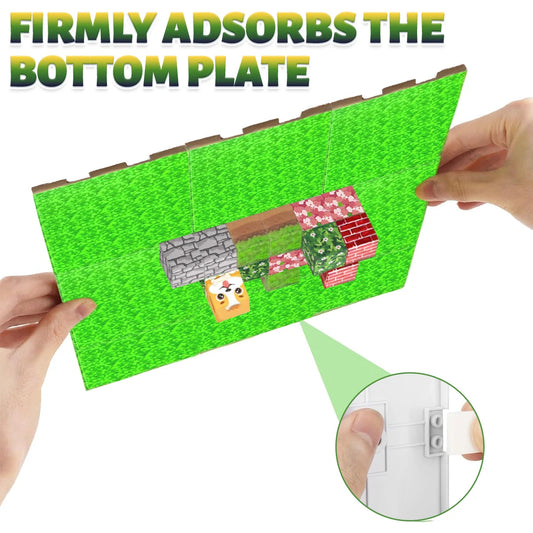 1/2/4/10 PCS Magnetic Base Plate Variety Baseplates Match DIY Magnetic
