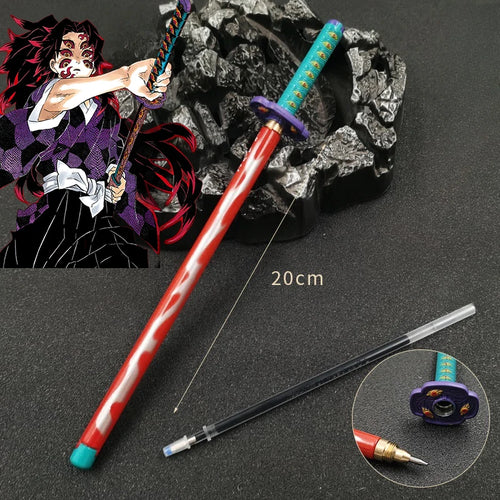 20cm Demon Slayer Signature Pen Mitsuri Shinobu Alloy Real Size