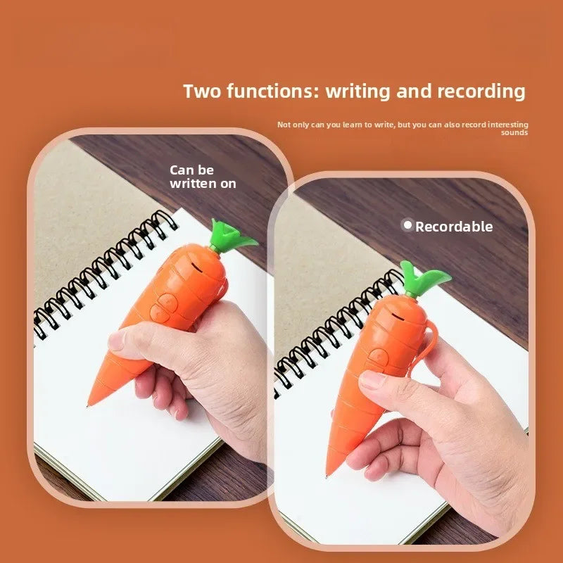 Cartoon Voice Ballpoint Pen with Sound & Light - Fun Writing Pen for