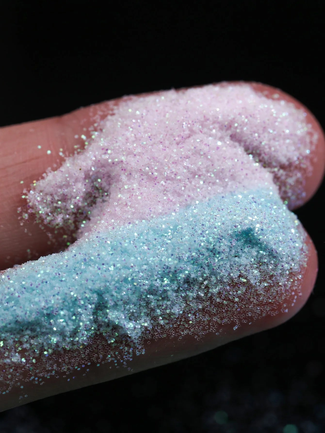 6Bottles Iridescent  Fine Glitter Series Powder Resin Supplies
