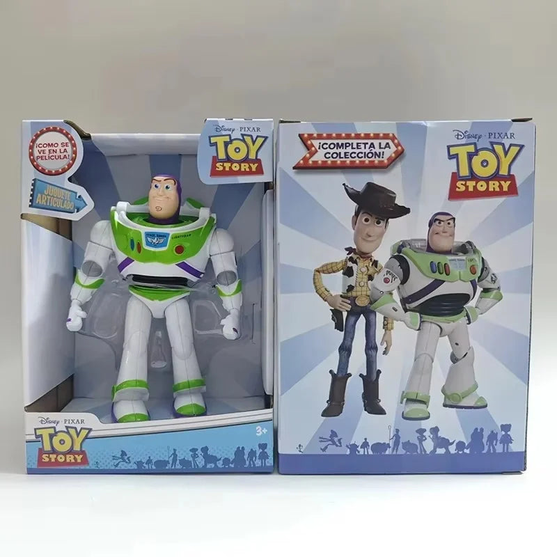 Woody Buzz Lightyear Cute Action Figures Pixar Toy Story Anime Cartoon
