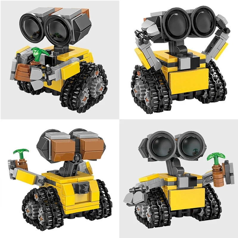 Hot  mini Wall-E Building Block Kit MOC Idea Technical Classic Movie