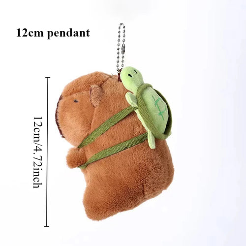 Capybara Plush Toy Pendant Capibara Plushie Keychain Kawaii Bag Key