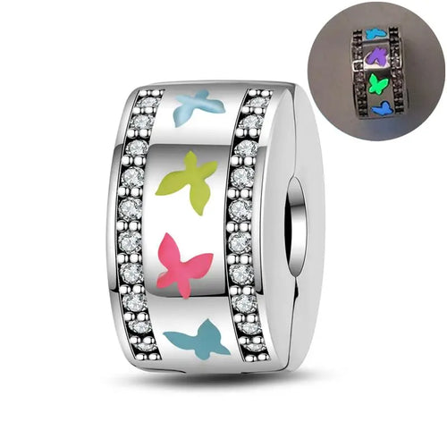2024 New 925 Sterling Silver Luminous Charm Beads for 3mm Original