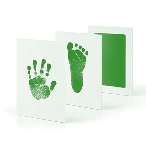 Newborn Baby DIY Hand And Footprint Kit Ink Pads Photo Frame Handprint