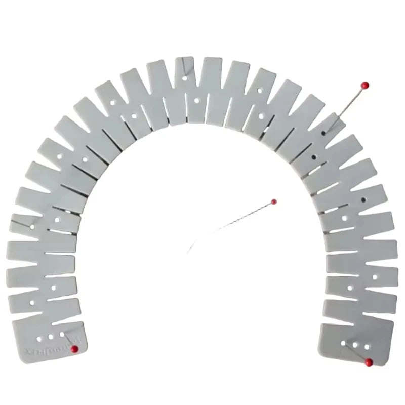 1pc Silicone Hemmer Flexible Sewing Tool Hem Ruler Sewing Auxiliary