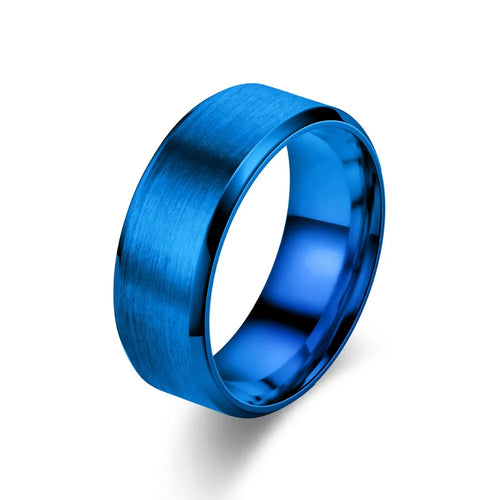 Stainless Steel Rings for Men, Colors: Black Golden Silvery Color, US