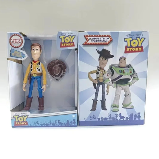 Woody Buzz Lightyear Cute Action Figures Pixar Toy Story Anime Cartoon