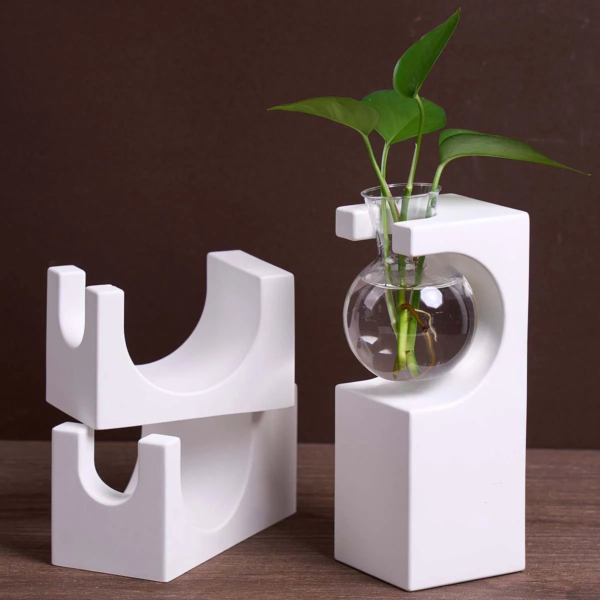 Cube Rectangular Hydroponic Vase Silicone Mold DIY Test Tube Water