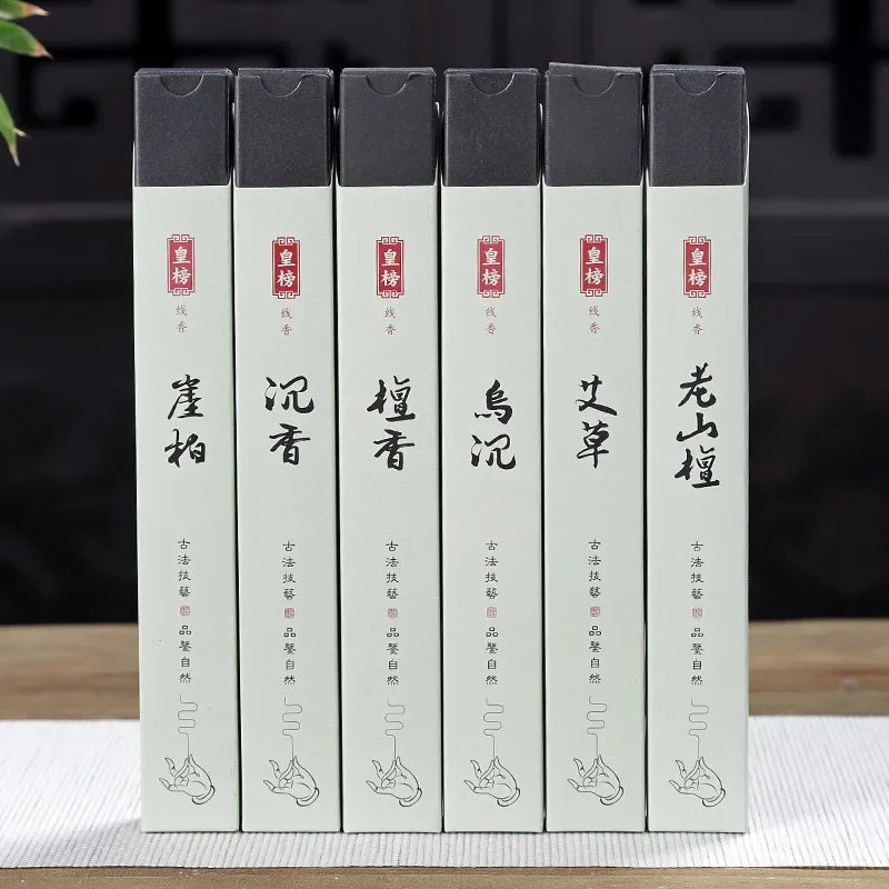 120Pcs/Box Natural Incense Sticks Sandalwood Agilawood Air Fragrance