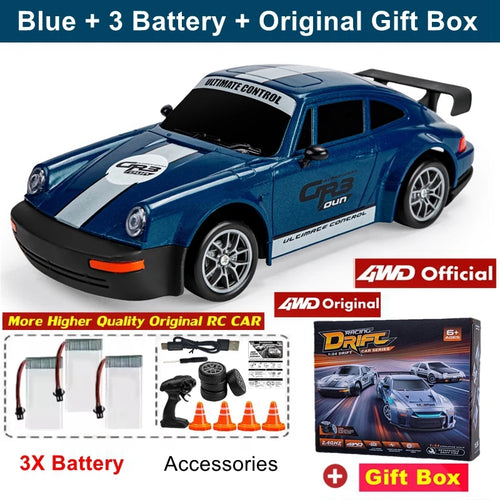 New 4WD Remote Control Drift Car Full Size 1:24 Mini Remote Control