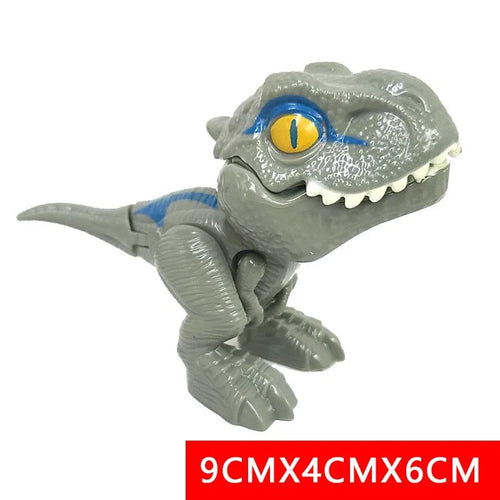 Jurassic Finger Dinosaur Triceratops Tyrannosaurus Model Toys for Kids