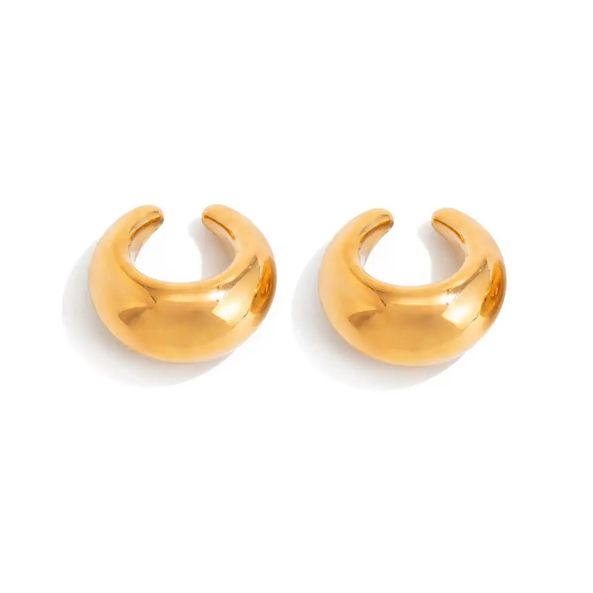 IngeSight.Z 2026 Punk Unique C-Shaped Metal Water Drop Cartilage Ear