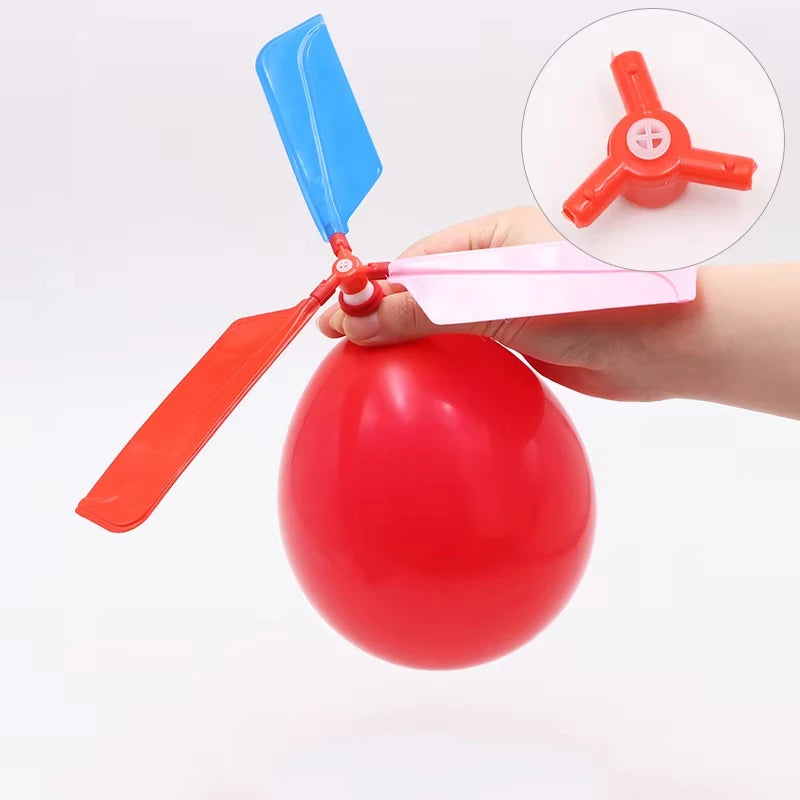 5PCS Propeller Balloon Helicopter Toys Children's DIY Balloon with