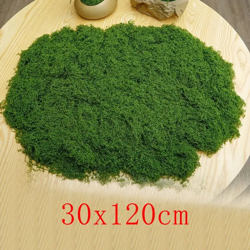 Green Fake Moss DIY Crafts Grass Artificial Moss Faux Preserved Moss