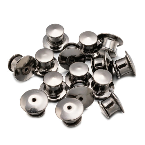 10/30/50pcs Safety Brooch Lock Metal Pins Back Keeper Caps Clasps For