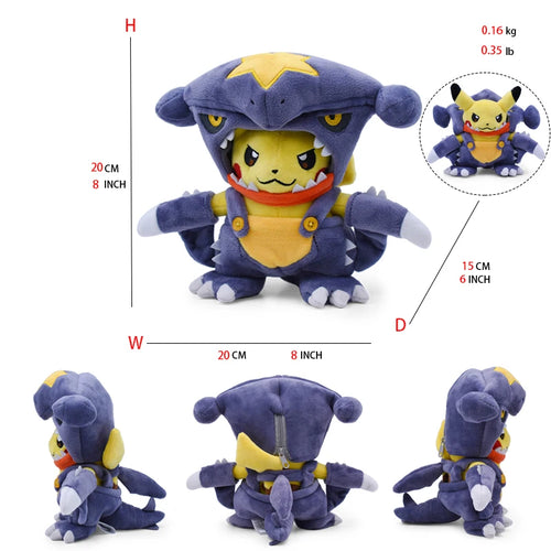 Cos Eevee Pikachu Cosplay Plush Toys Pikachu Peluche Lucario Stuffed
