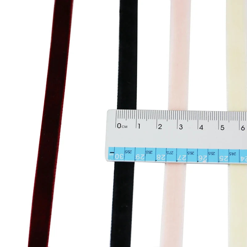 (10 Meters/roll) 10mm Velvet Ribbon Christmas Lace Ribbons Wholesale