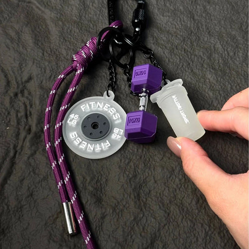 Fitness Keychain for Gym Lovers Premium Gift Sports Enthusiasts