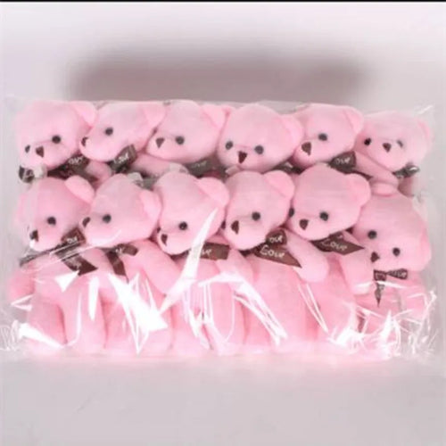 12Pcs/Lot Soft Stuffed Bear Plush Toys Mini Teddy Bear Dolls Toy Small