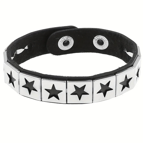 Fashion Gothic Punk Retro Multi Chain Street Dance Bracelet For