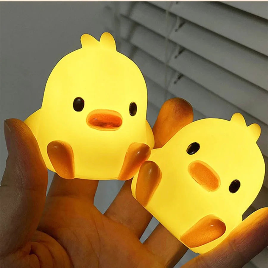 Duck Night Light Bedroom Decoration Cute Cartoon Animal Night Light