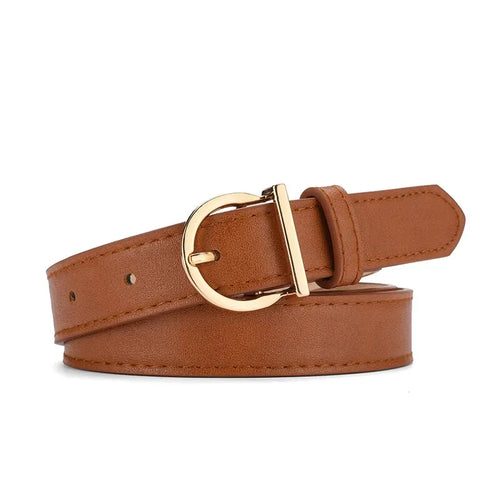 Women's Belt Fashion High-quality Pin Buckle Belt Genuine Luxury Soft