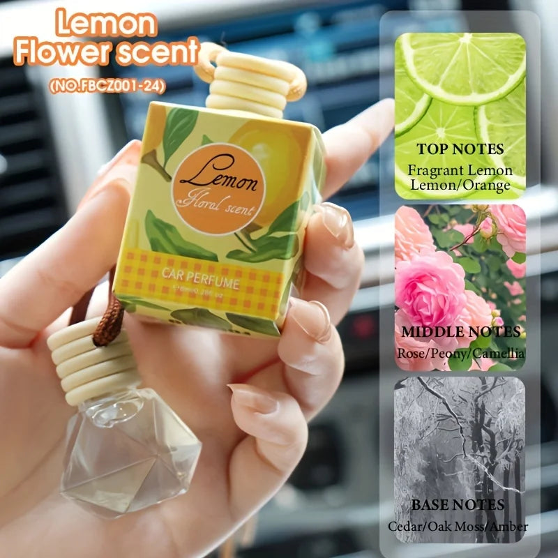 Car Air Freshener Mini Aromatherapy Essential Oil Odor Eliminator Kit