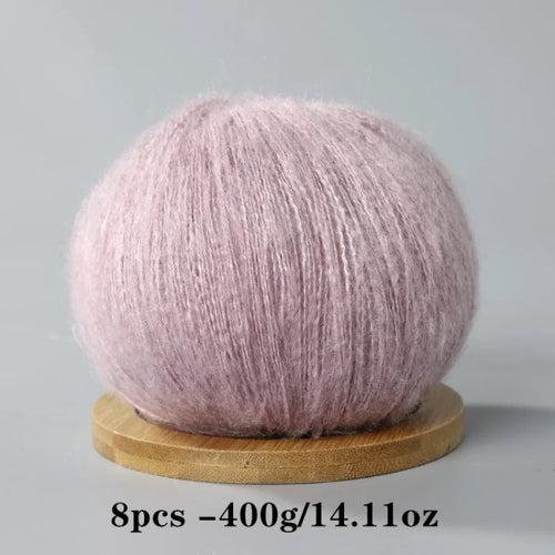 8pcs 400g Mohair Yarn For Crocheting And Knitting DIY Pet Toys  DIY
