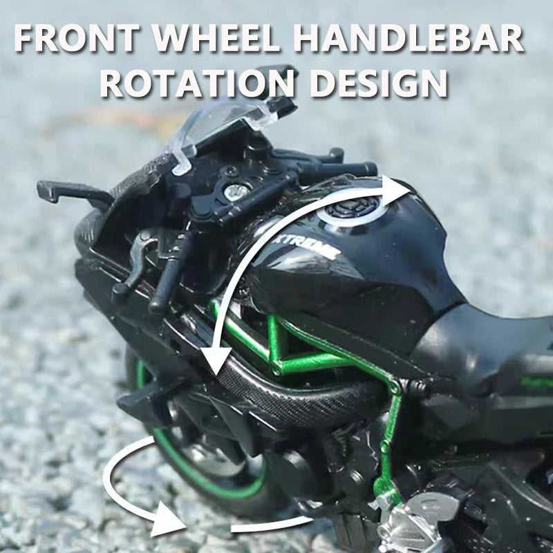 1:18 Ninja hx816 H2R Diecast Motorcycle Model Workable Shork-Absorber