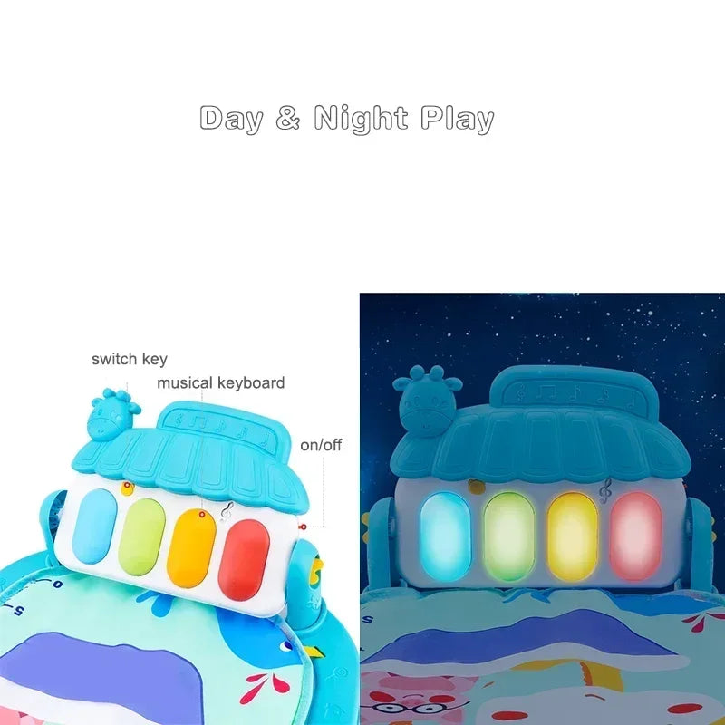 Baby Activity Gym Rack Early Education 0-36 Months Toy Gifts Musical
