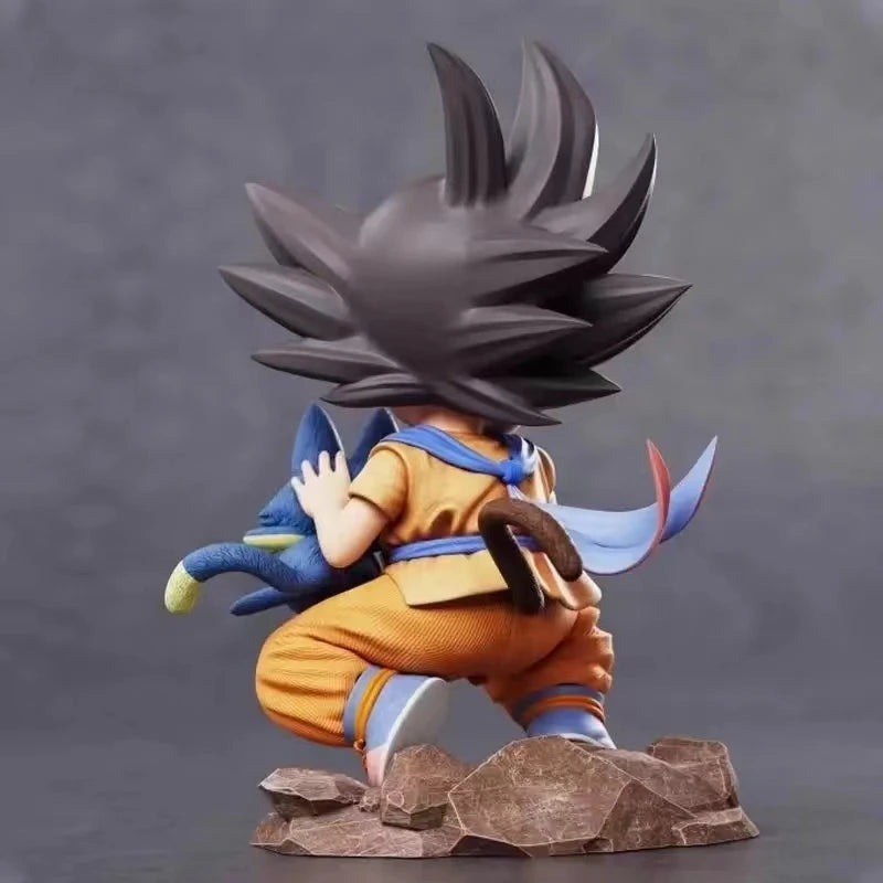 Dragon Ball Childhood Little Goku Hugs Puer Ya Mu Tea Little Follower