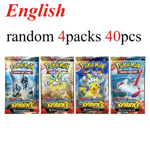 40 Pcs Pokemon Card Prismatic 151 Evolutions English Booster Battle