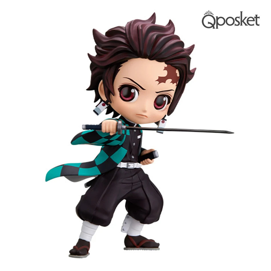 15cm Anime Demon Slayer Figure Nezuko Tanjirou Zenitsu Inosuke