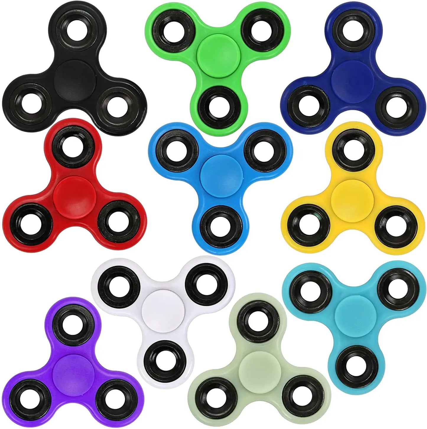 High-Quality ABS Fidget Spinner EDC Tri-Spinner for Stress Relief
